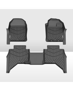 KIWI MASTER 3D TPE Car Floor Mats Fit ISUZU D-MAX DMAX Dual Cab UTE 2021+