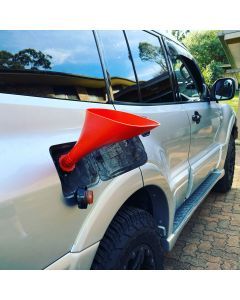 Safety Orange Scrunnel Funnel $39.95+ Postage . All Fuel Funnels are the same, fit the same, work the same, just different colours.