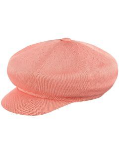 Kangol Womens Tropic Spitfire Ivy Flat Cap Hat - Peach Pink