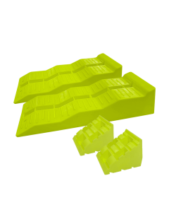 COAST RV 5000kg 3-Step Levelling Ramp with Chock & Bag | Pair