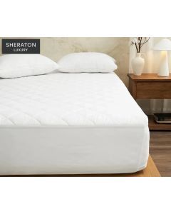 Sheraton Luxury Quilted Fitted Mattress Protector Cover - King Size
