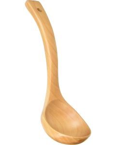 27cm Wooden Ladle Spoon - Straight Handle for Soup