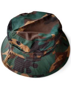 Outback Australia Dark Woodland Camo Soft Bucket Hunting Hat (Size L)