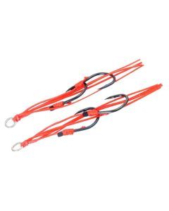 2 Pack of TT Lures Red Assist Hooks - Rigged with Owner Hooks