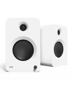 Kanto REN 200W Matte White Powered Bookshelf Speakers with HDMI ARC, USB-C, and Bluetooth 5.3 - Pair
