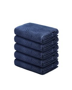 Traderight 5Pcs Moving Blanket Furniture Protection Quilted Removalist 1.8mx3.4m