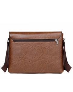 Men's Business Crossbody Shoulder Bag PU Leather