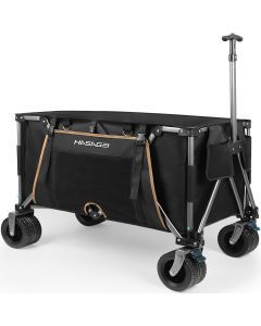 Folding Utility Wagon with Large Wheels