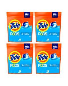 Tide 3 in 1 Clean Breeze x 64 Laundry Pods