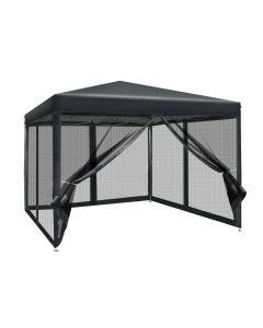 Gazebo with Mesh Walls