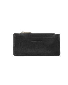 Pierre Cardin Womens Soft Italian Leather Coin Purse Holder Wallet - Black