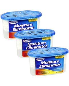 3x Homebright 277g Moisture Eliminator (Water Absorber) Pack - Spill Proof for Cupboards