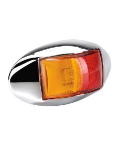 Narva 91404C 10-33 Volt Model 14 LED Side Marker Lamp (Red/Amber)