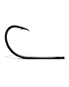 VMC 7116CB Coastal Black Wide Gap Octopus Hooks 25 Hook Value Pack