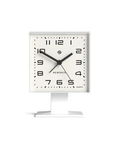 Newgate Victor Alarm Clock Pebble White