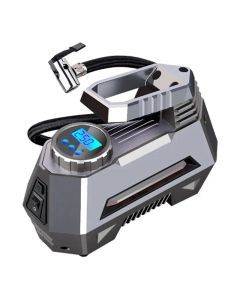 Digital Portable Air Compressor Pump Tire Inflator Grey
