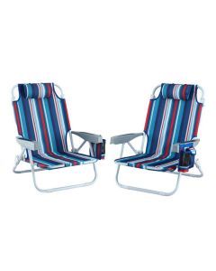 2x Backpack Beach Chairs