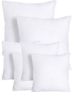 14x Premium European Square Pillow & Cover - 100% Cotton - 65x65cm