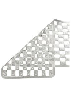 Clear PVC Anti-Slip Bath Mat - 77x39cm (Non-Slip Shower Mat)