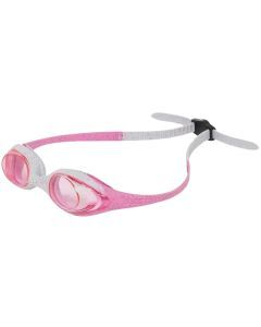 Arena Spider Junior Kids Swimming Goggles - Pink/Grey (Ages 6-12)