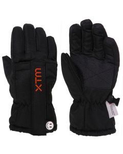 XTM Tots Winter Snow Ski Gloves For Kids 2-6 Years (Black)