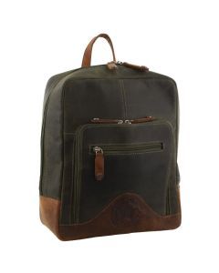 Billy The Kid Olive Leather Western Backpack Bag