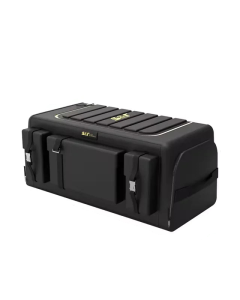 70L Foldable Storage Organizer with Lid Box Black