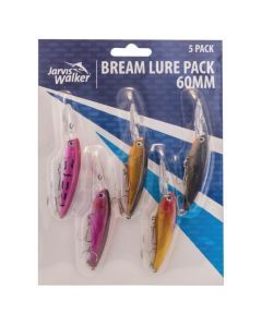 Jarvis Walker 60mm Bream Lure Pack - 5 Pack of Hard Body Fishing Lures