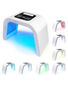 7-Color LED Photon Heating Facial Mask for Home Skin Care