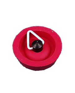 Rubber Sink Plug - 25mm Red