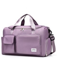 Womens Carry-On Travel Duffel Bag with Shoe Compartment