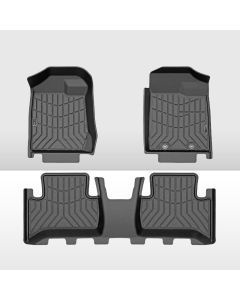 KIWI MASTER 3D TPE Car Floor Mats Liner for Isuzu MU-X MUX 2013-2020