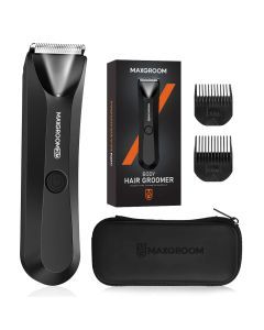 Body Hair Trimmer for Men Replaceable Ceramic Blade Black