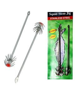 2 Pack of Small Surecatch Stainless Steel Squid Stem Jigs - 13.5cm Squid Pole