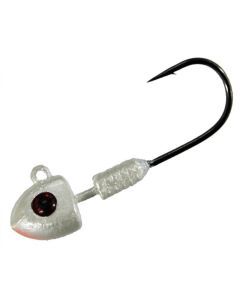 3 Pack of 3/8oz Pearl TT Lures DemonZ Jigheads with Size 3/0 Hooks