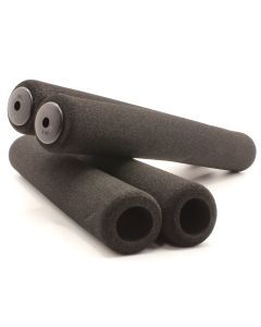 Bikelane 10-Speed High-Density Black Foam Hand Grips 4-set 120mm