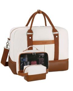 Travel Tote Duffel Bag with Shoe Compartment