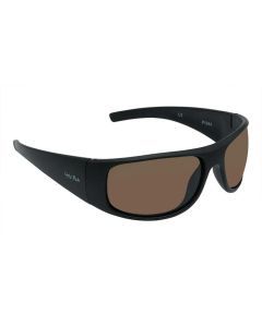 Ugly Fish P1044 Basic Black Frame/Brown Lens Polarised Wrap Sunglasses