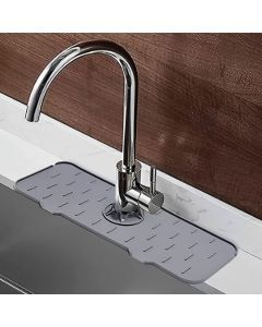 Sink Tap Faucet Drip Tray Silicone Splash Guard Kitchen Mat Catcher