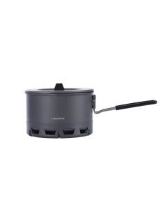Ultralight Heat Exchanger Pot Camping Cookware Grey