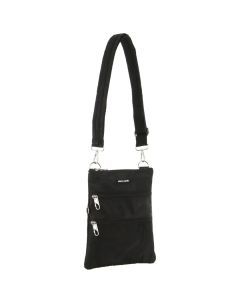 Pierre Cardin Anti-Theft Crossbody RFID Camouflage Bag - Black/Camo (Slash Proof)