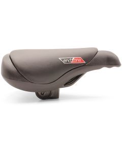 Endzone BMX Style Black Vinyl Freestyle Bike Saddle Seat