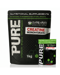 1kg Pure Lean Nutrition Creatine Monohydrate + 100g HCL Hydrochloride - 1.1kg Total Bulk Pack