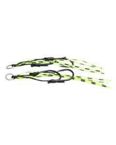 2 Pack of TT Lures Chartreuse Tiger Assist Hooks - Rigged with Owner Hooks
