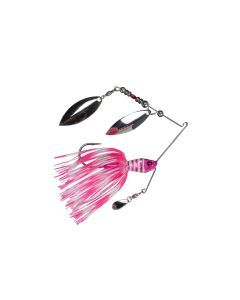 Zerek Infinity Blade 28gm Spinnerbait Lure with Willow Blades - Pink Lumo