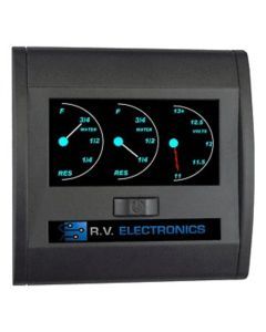Black Double Water Level Indicator With Voltmeter LCD0202