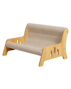 Pawz Cat Scratcher Bed 2 in 1 Rest Lounge Chair Cardboard Kittens Scratching Pad