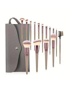 Professional 15-Piece Pro Brush Set for Flawless Makeup Artistry