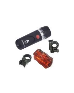 LED BIKE LIGHT SET Bicycle Front Rear Flashlight Torch Headlight Cycling