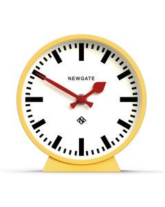 Newgate Railway Mantel Clock Cheeky Yellow